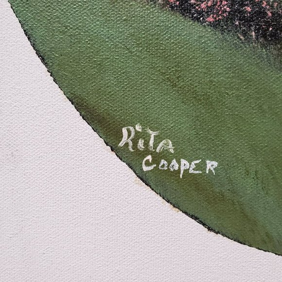 Original Oil Painting, Framed, Signed, Mountain Landscape, Rita Cooper Art - Picture 3 of 10